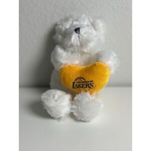 2016 LA Lakers Plush Bear Heart Links Marketing Group Exclusive Promo NBA